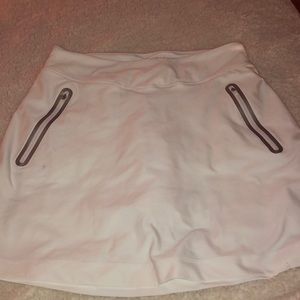 White nike golf skirt